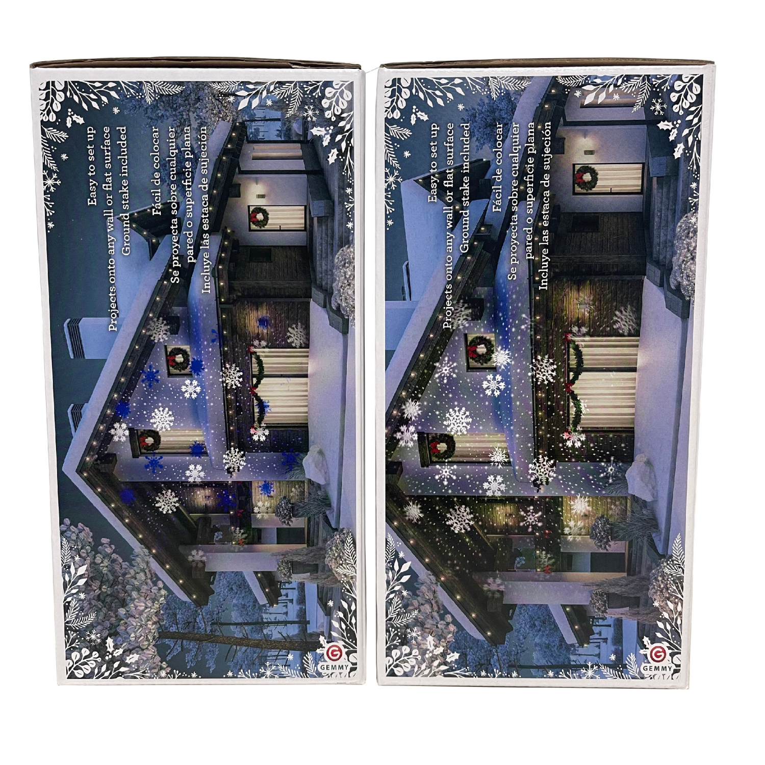 slide 5 of 8, Lightshow Projection-SnowStorm-Snowflake 2 Style Asst, 11.89 in