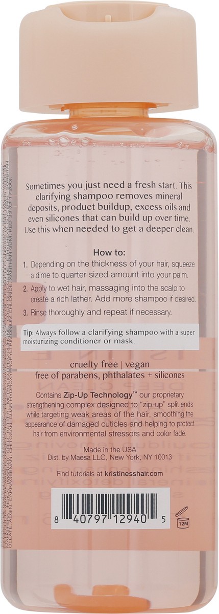 slide 5 of 9, Kristin Ess Clarifying Deep Clean Shampoo 10 fl oz, 10 fl oz