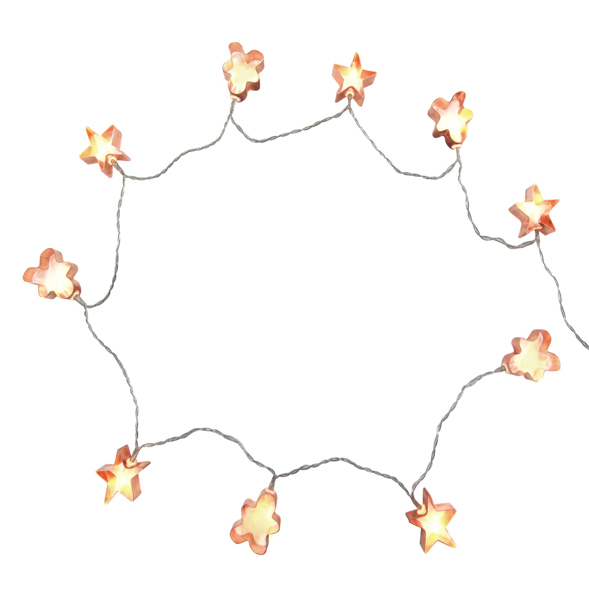 slide 2 of 2, 10ct. Warm White Led Cookie Cutter String Lights By Ashland, 10 ct