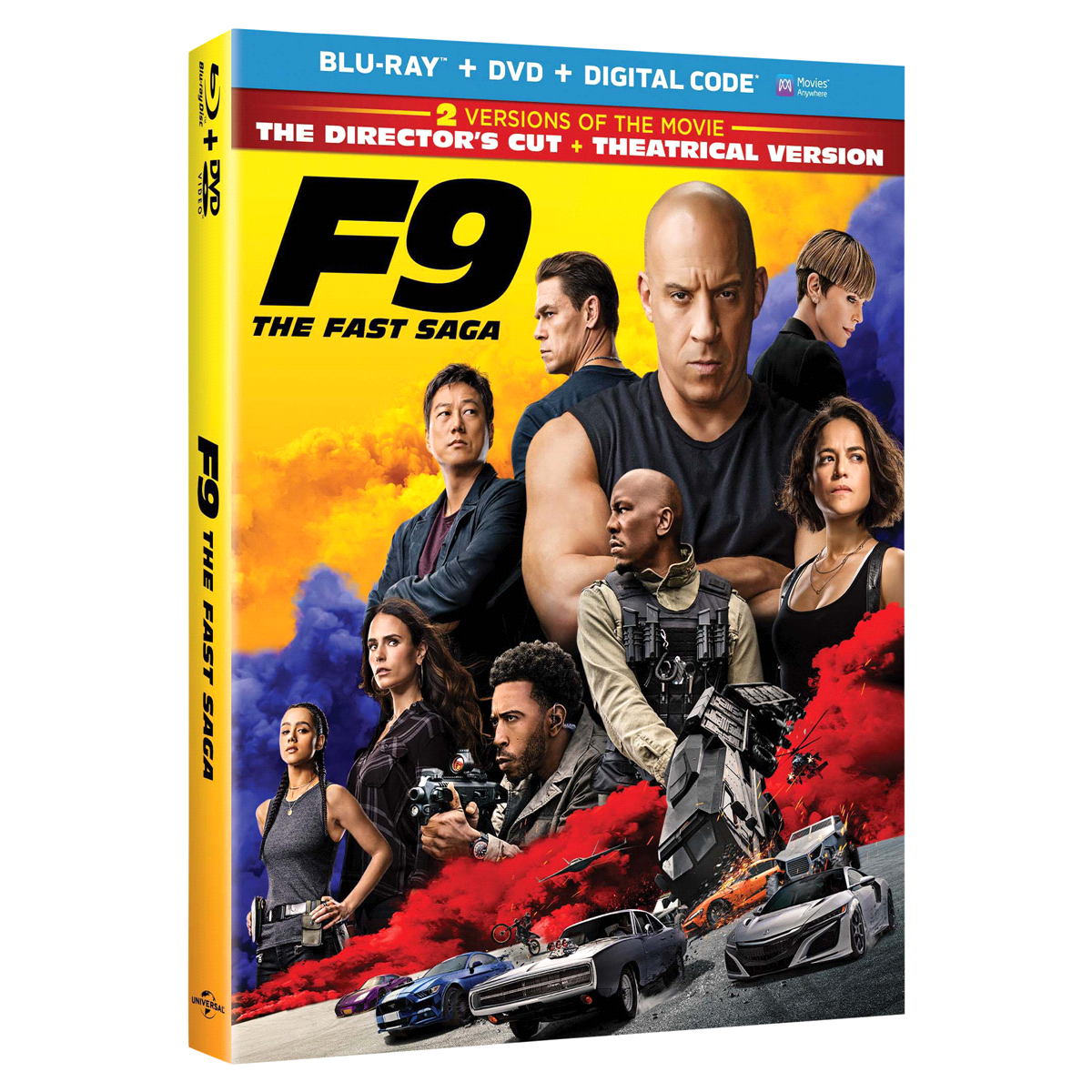 slide 1 of 1, F9: The Fast Saga Blu-Ray + DVD + Digital Copy, 1 ct