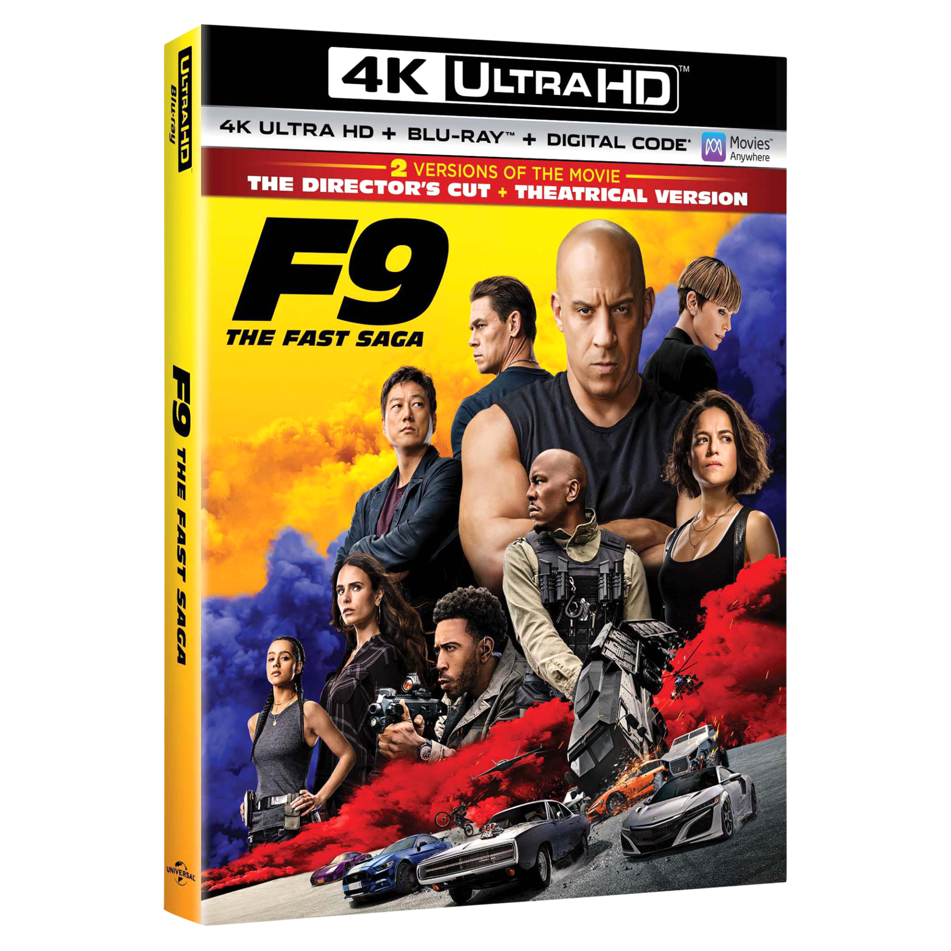 slide 1 of 1, F9: The Fast Saga 4K + Blu-Ray + Digital Copy, 1 ct