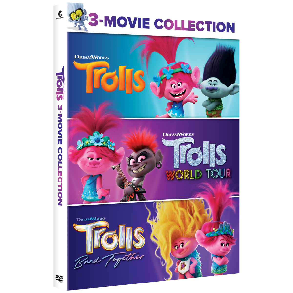 slide 1 of 1, TROLLS 3-FILM COLLECTION, 1 ct