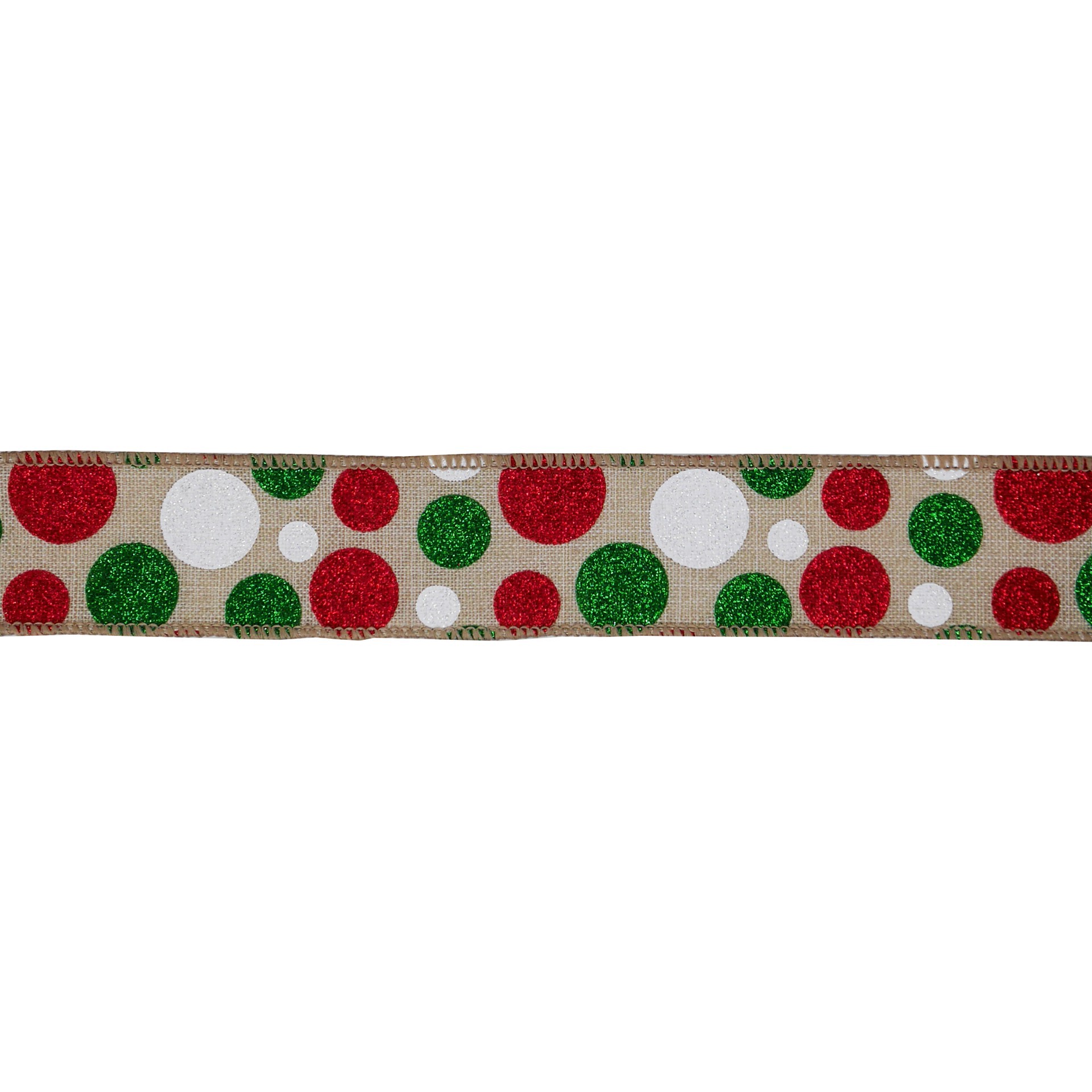 slide 2 of 3, 1.5" X 30ft. Whimsy Dots Wired Ribbon By Celebrate It, 1.5 in x 30 ft