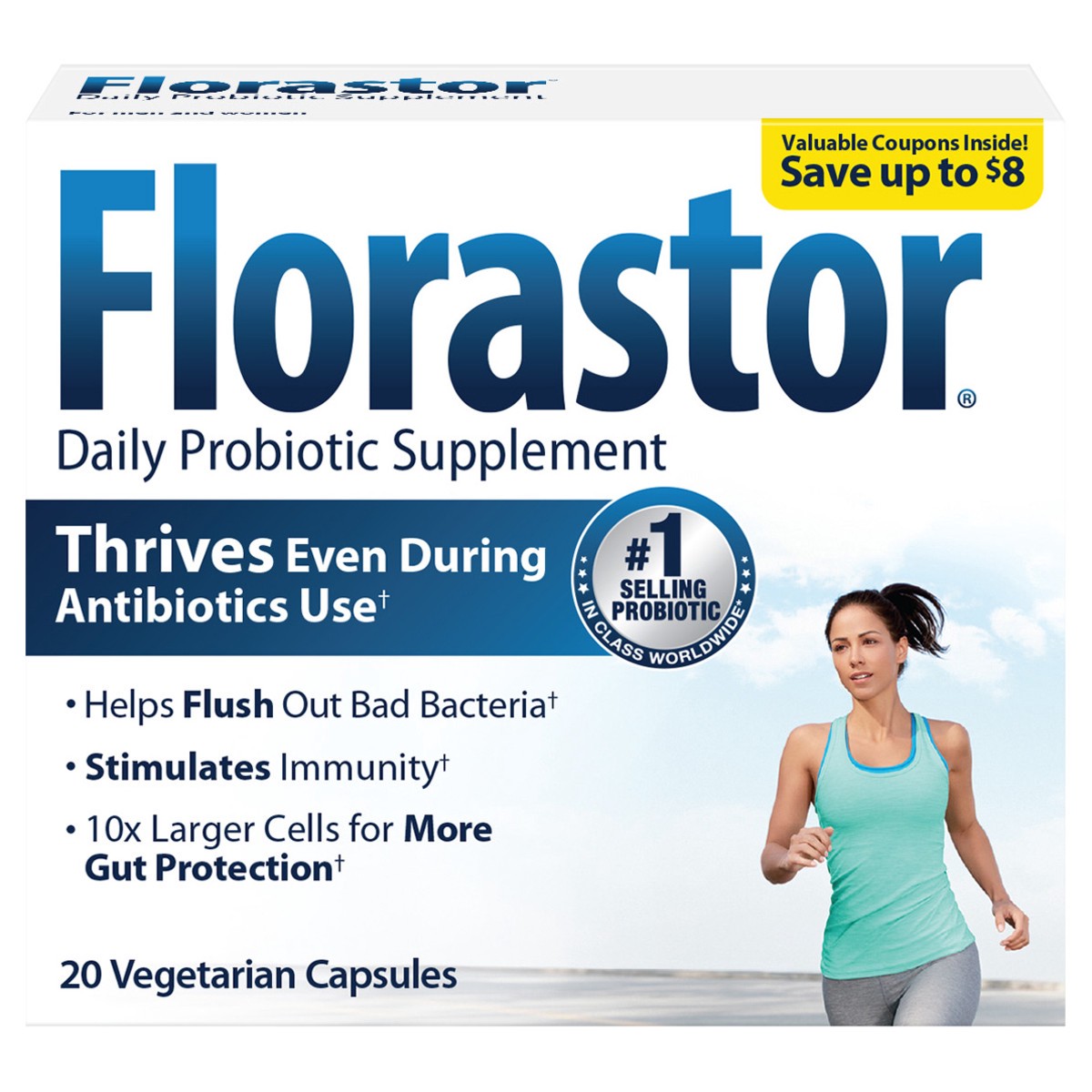 slide 1 of 6, Florastor Probiotic Capsules - 20ct, 20 ct