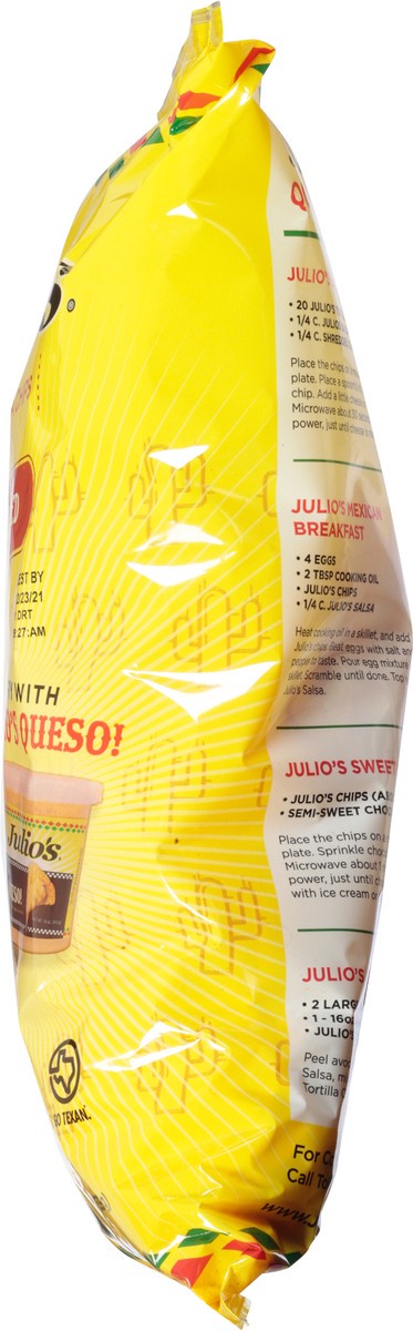 slide 6 of 7, Julio's Corn Original Seasoned Tortilla Chips, 19 oz