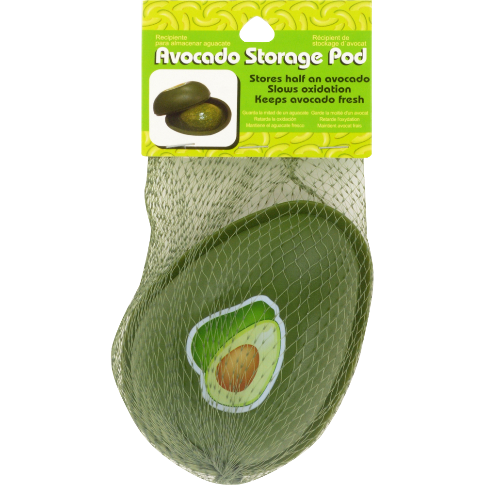 slide 1 of 1, Items 4U! Avocado Storage Pod, 1 ct