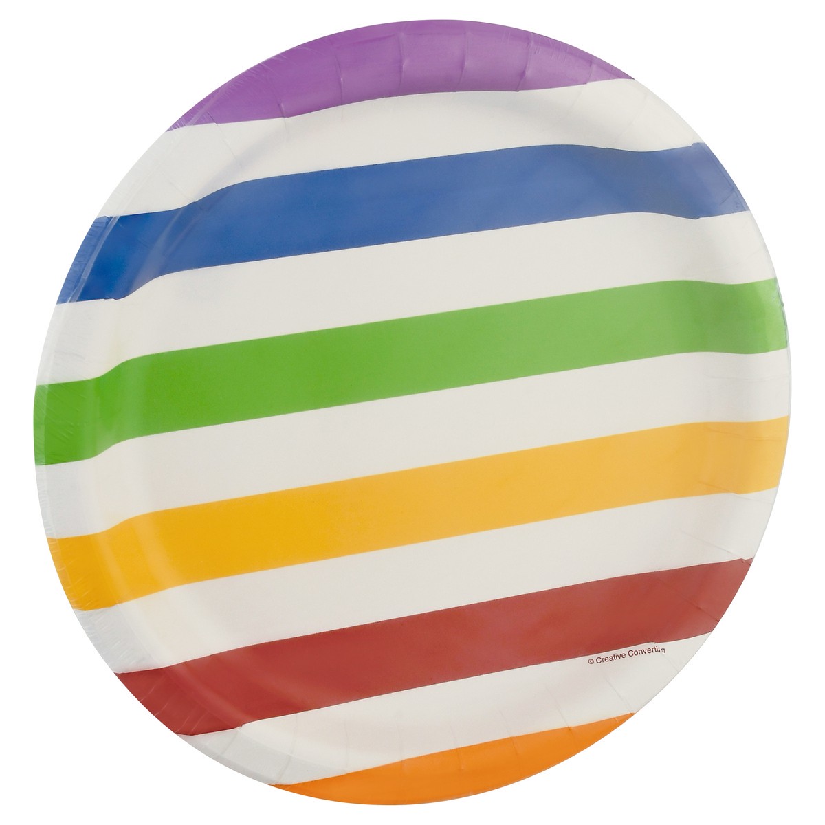 slide 8 of 12, Celebrations 8.75 Inch Dots & Stripes Multicolor Plates 8 ea, 8 ct