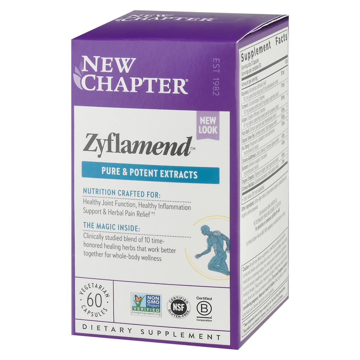slide 3 of 9, New Chapter Zyflamend Whole Body Dietary Supplement, 60 ct