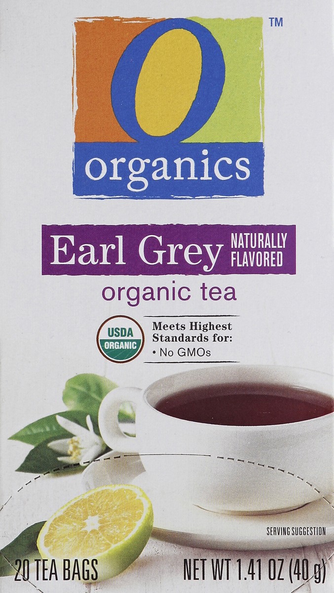 slide 3 of 5, O Organics Earl Grey Tea, 20 ct