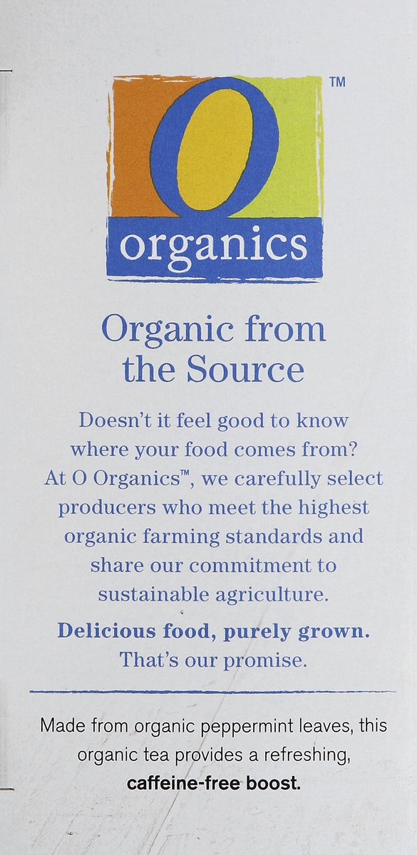 slide 4 of 5, O Organics Organic Herbal Mint Tea Bags, 