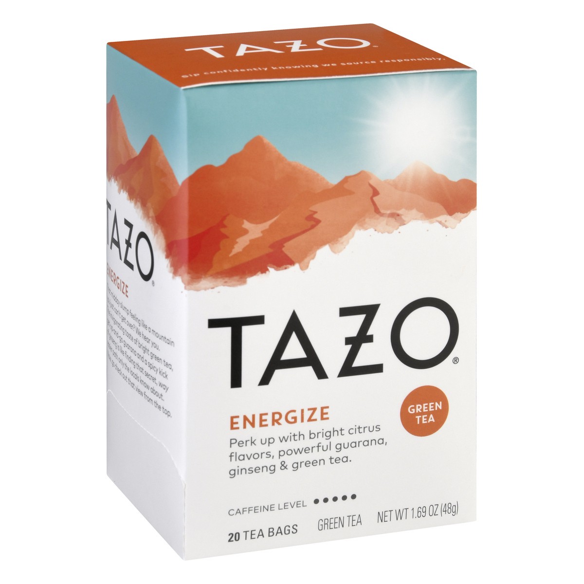 slide 2 of 9, Tazo Bags Energize Green Tea 20 ea, 20 ct