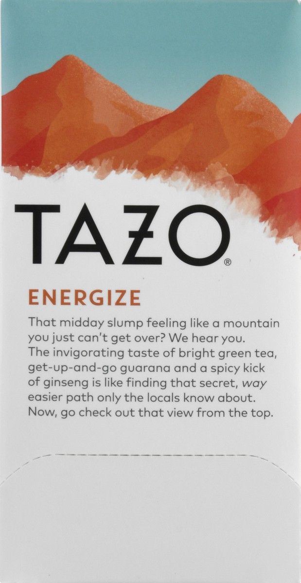 slide 7 of 9, Tazo Bags Energize Green Tea 20 ea, 20 ct