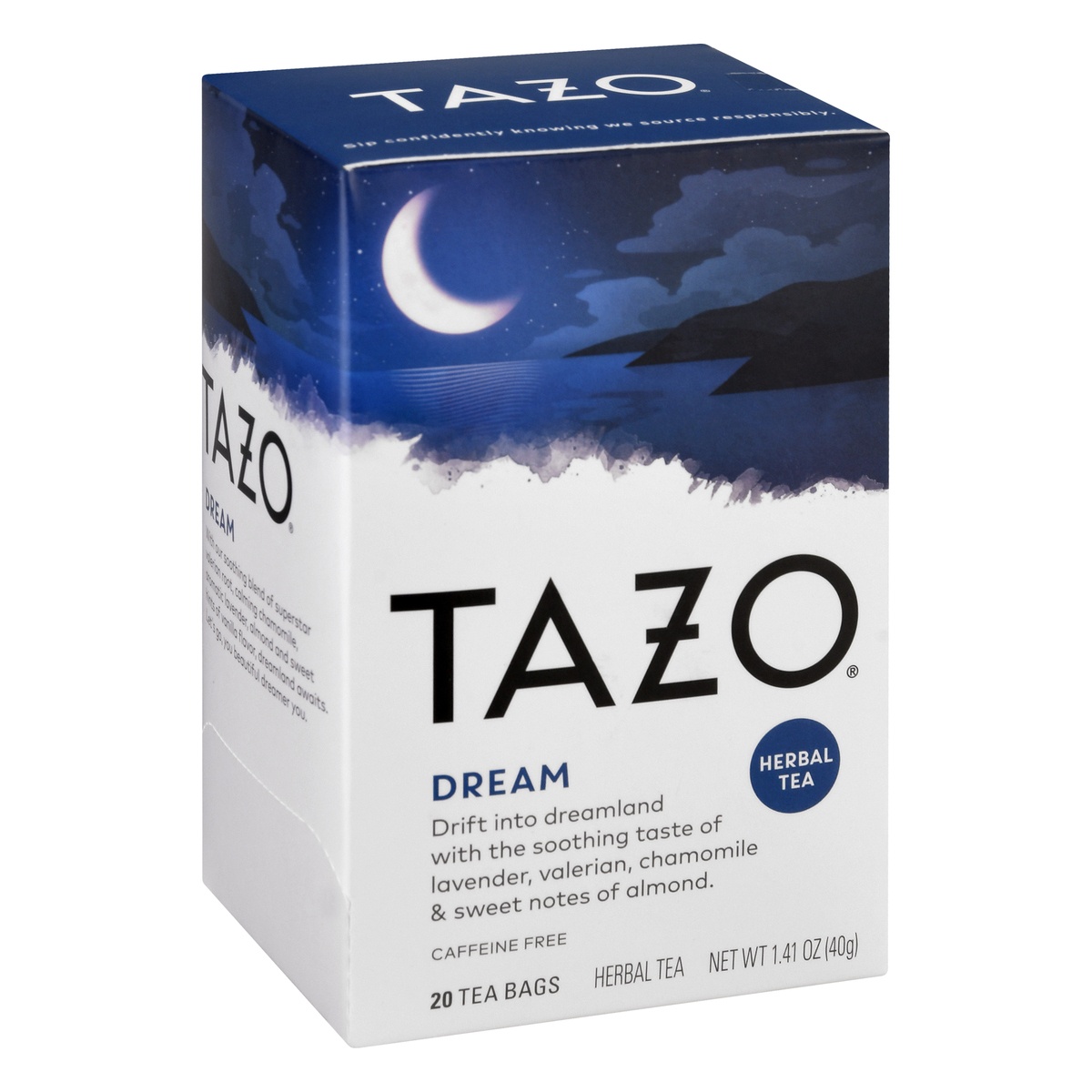 slide 9 of 9, Tazo Dream Caffeine Free Bags Herbal Tea 20 ea, 20 ct