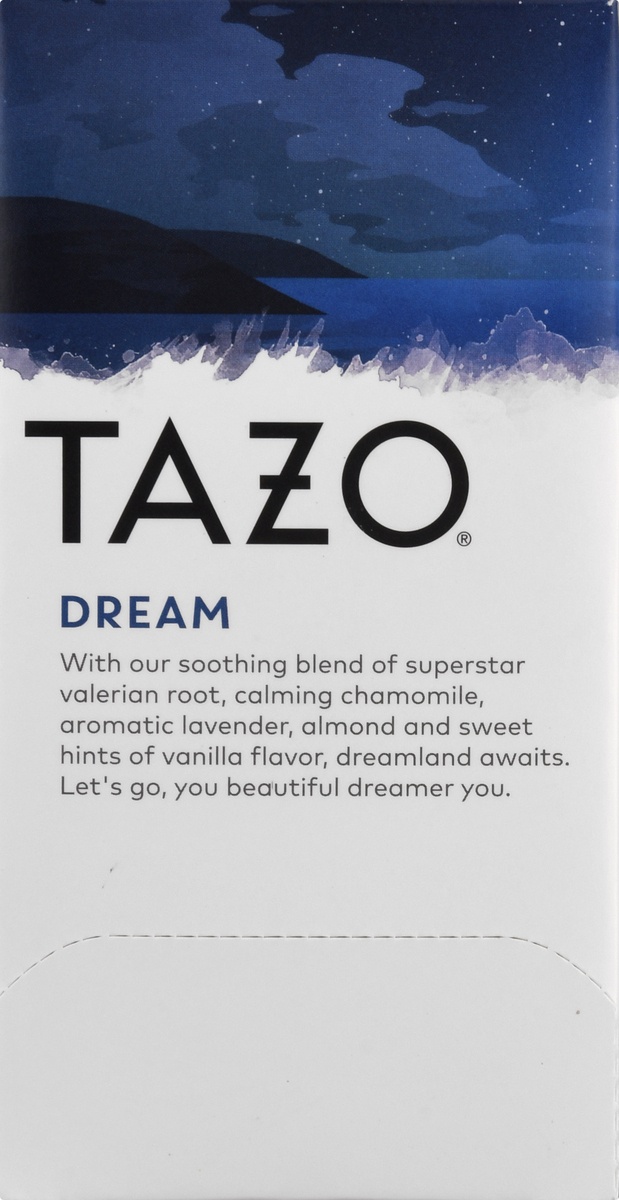 slide 6 of 9, Tazo Dream Caffeine Free Bags Herbal Tea 20 ea, 20 ct