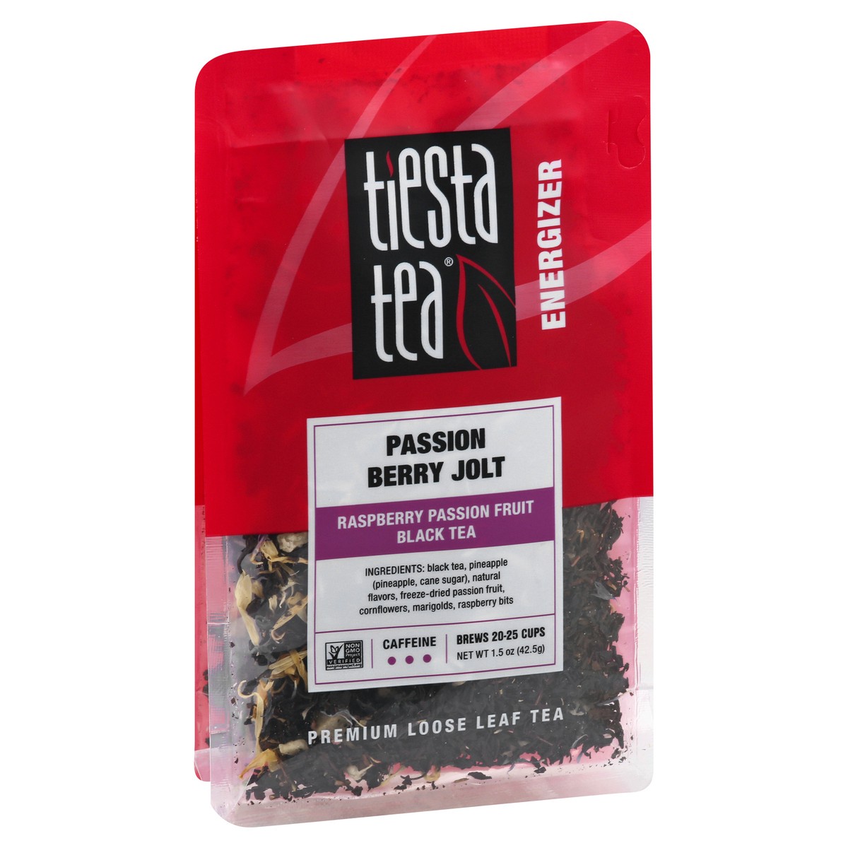 slide 2 of 9, Tiesta Tea Energizer Passion Berry Jolt Black Tea 1.5 oz, 1.5 oz