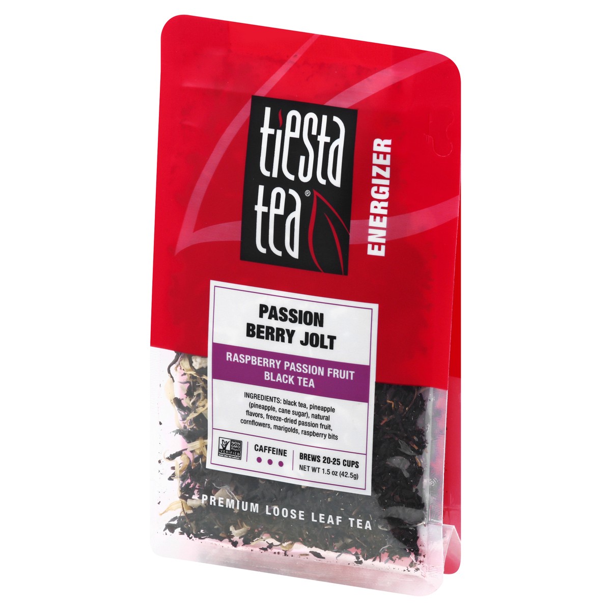 slide 3 of 9, Tiesta Tea Energizer Passion Berry Jolt Black Tea 1.5 oz, 1.5 oz