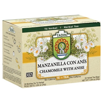 slide 1 of 1, Tadin Tea Manzanilla W/Anis, 1 ct