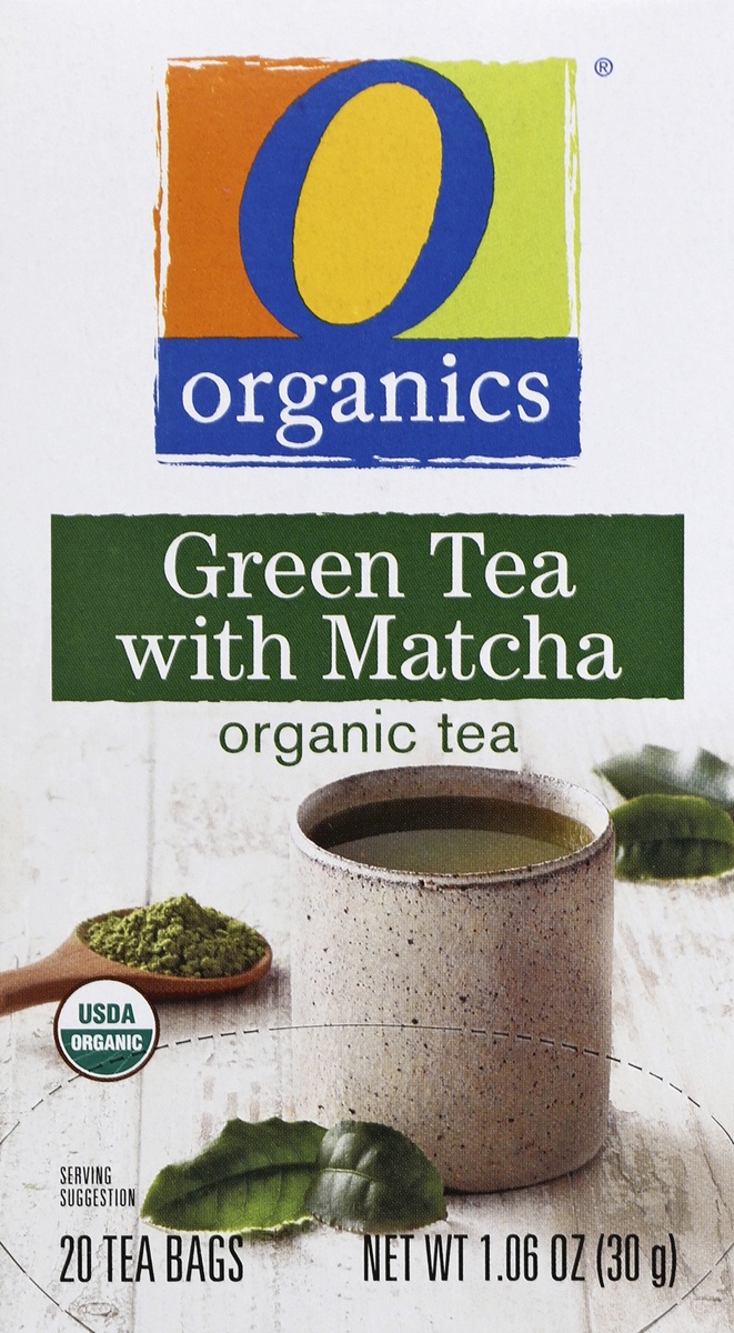 slide 3 of 5, O Organics Green Tea With Matcha, 
