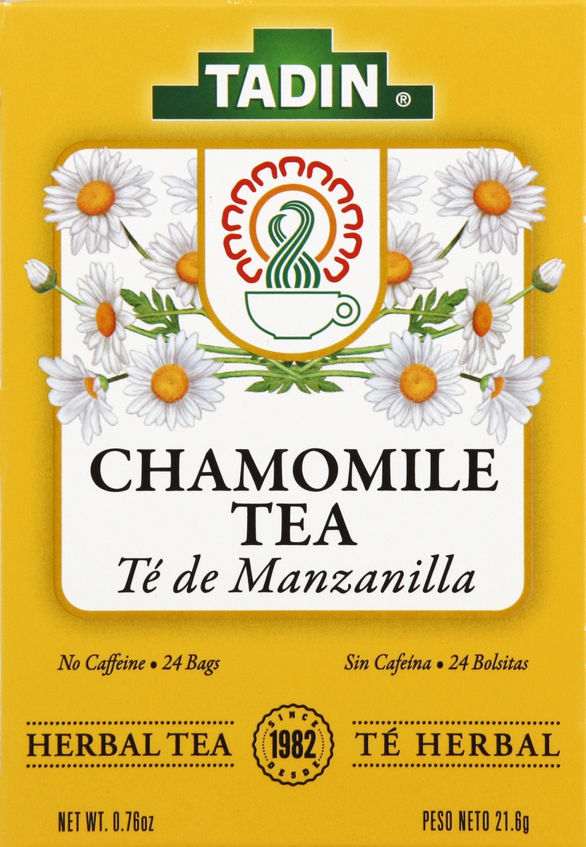 slide 4 of 7, Tadin Manzanilla Chamomile Tea Bags, 24 ct