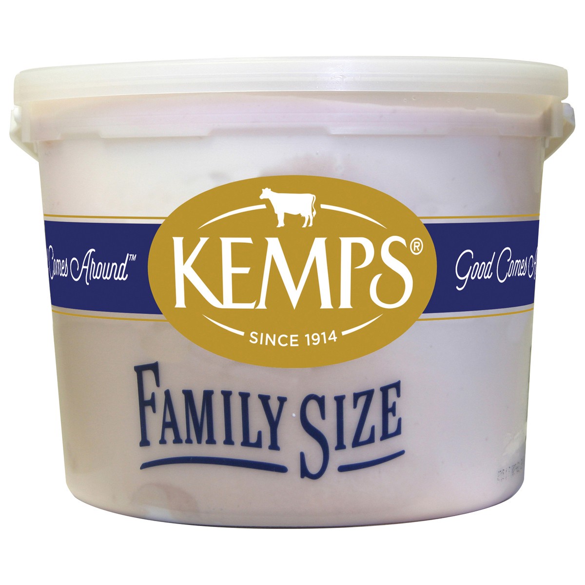 slide 4 of 7, Kemps Family Size Neapolitan Ice Cream, 1 gal