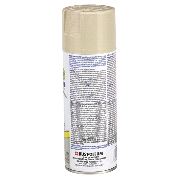 slide 8 of 9, Rust-Oleum Painters Touch 2X Ultra Cover Spray Paint - 249125, Gloss Almond, 12 oz