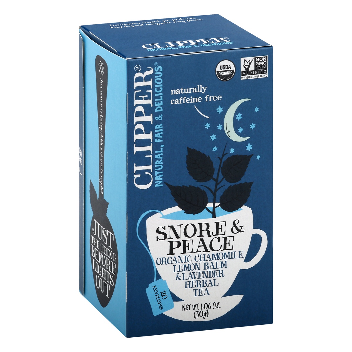 slide 2 of 14, Clipper Envelopes Snore & Peace Organic Chamomile & Lavender Herbal Tea - 20 ct, 20 ct