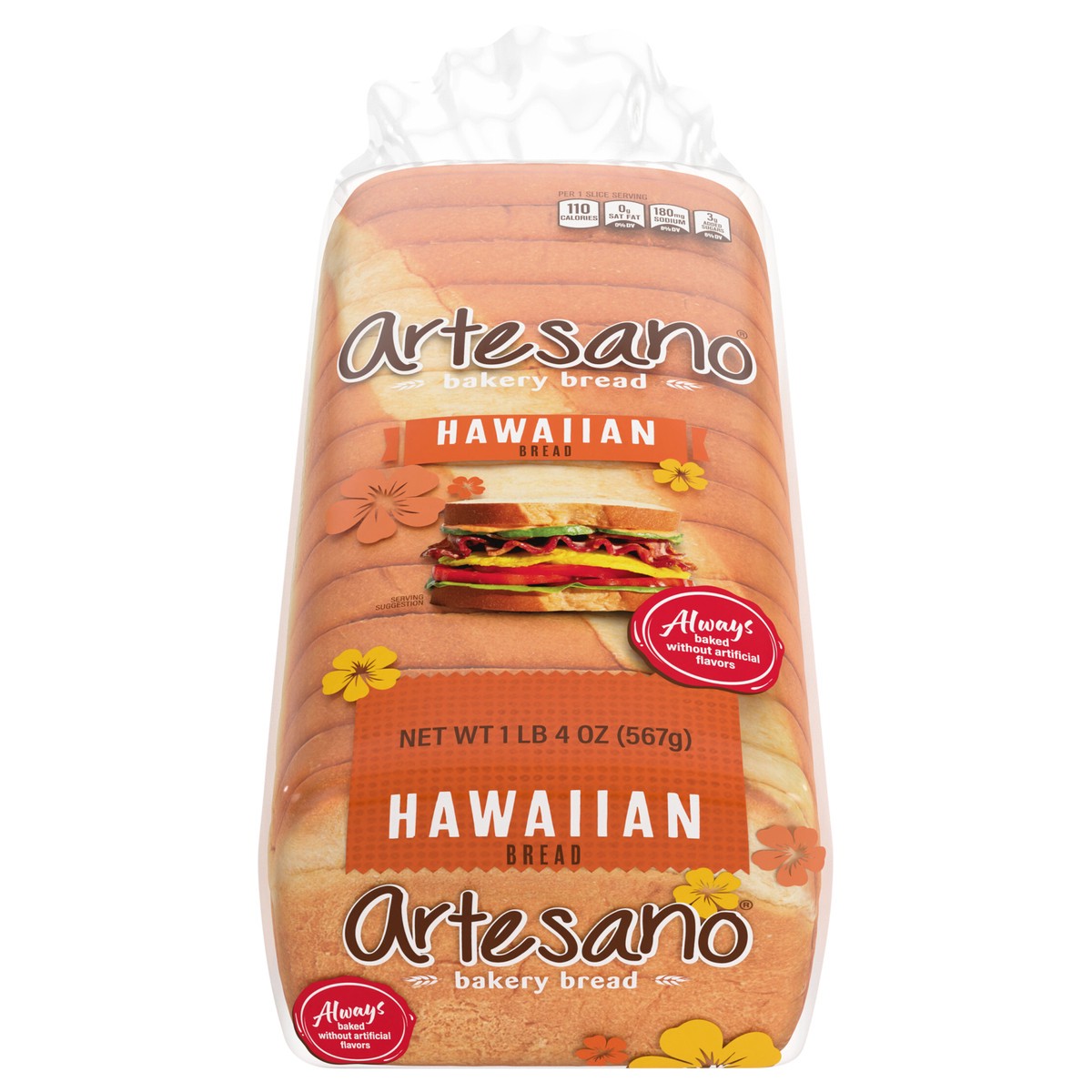 slide 1 of 13, Artesano Hawaiian Bread, 20 oz, 20 inoz in