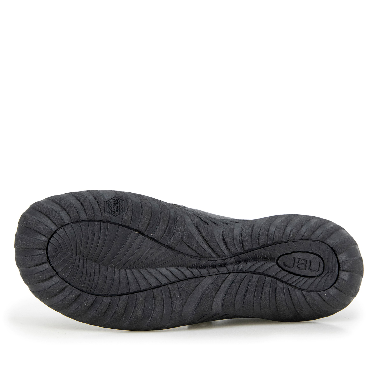 slide 3 of 6, JBU Elodie Women's Casual Flat Moccasin, Black, Size 8, Size 8