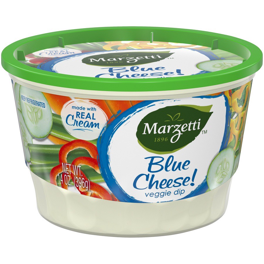 slide 4 of 8, Marzetti Blue Cheese Vegetable Dip, 14 oz