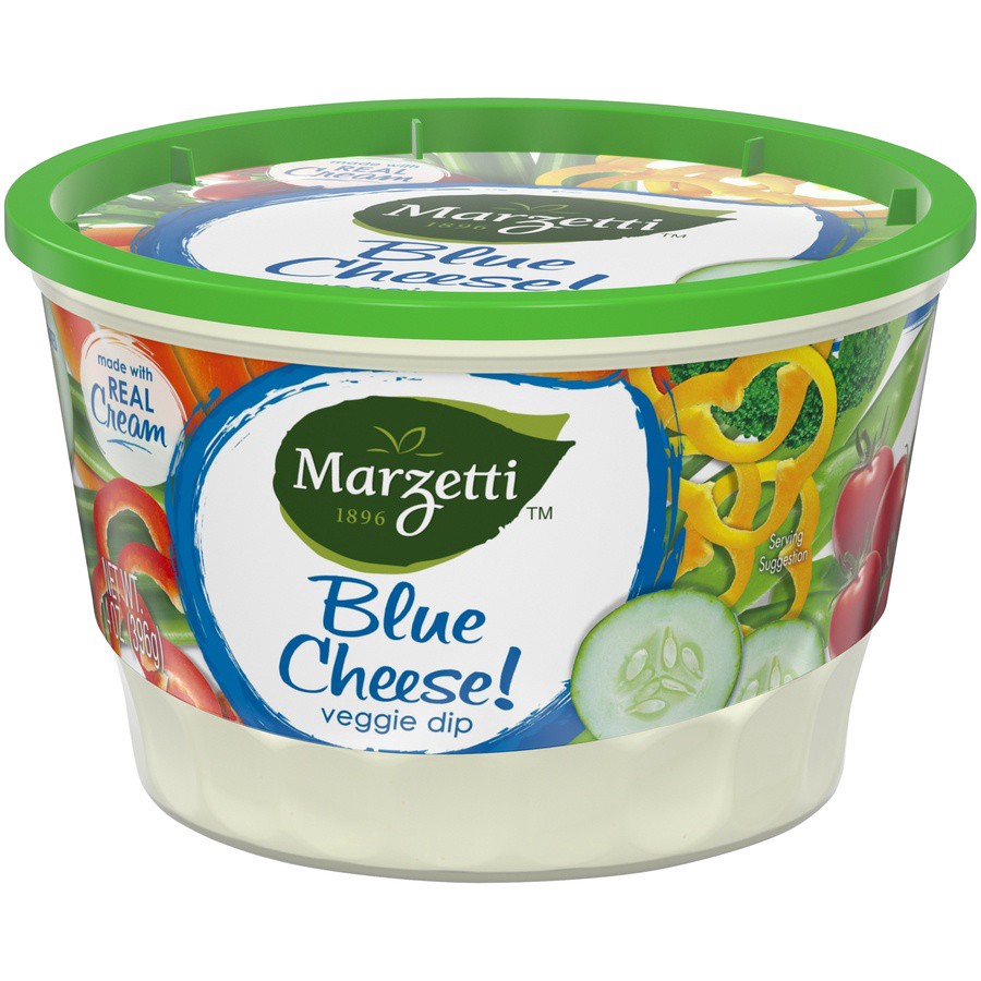 slide 2 of 8, Marzetti Blue Cheese Vegetable Dip, 14 oz