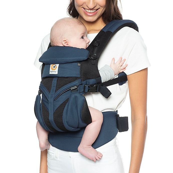 slide 2 of 6, Ergobaby Omni 360 Cool Air Mesh Baby Carrier - Raven, 1 ct