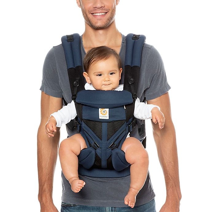 slide 1 of 6, Ergobaby Omni 360 Cool Air Mesh Baby Carrier - Raven, 1 ct