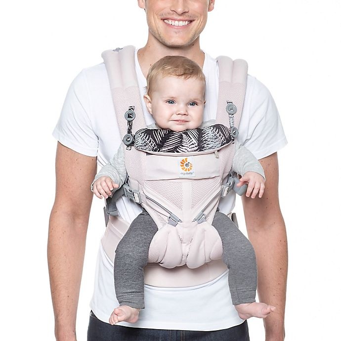 slide 3 of 6, Ergobaby Omni 360 Cool Air Mesh Baby Carrier - Maui Pink, 1 ct