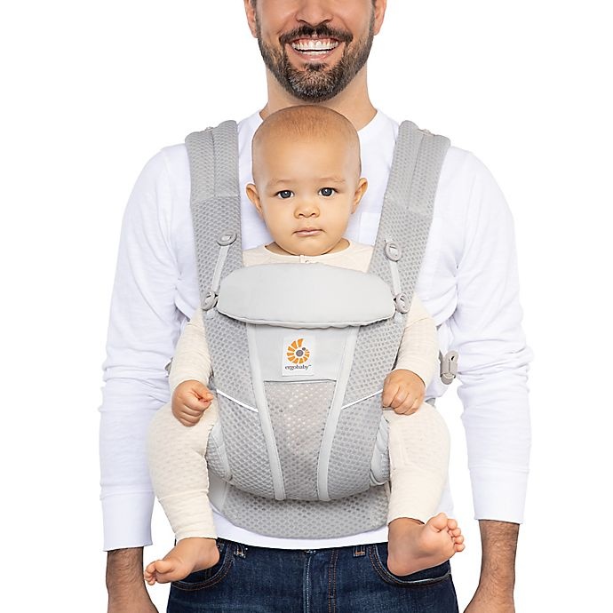 slide 3 of 6, Ergobaby Omni Breeze Baby Carrier - Pearl Grey, 1 ct