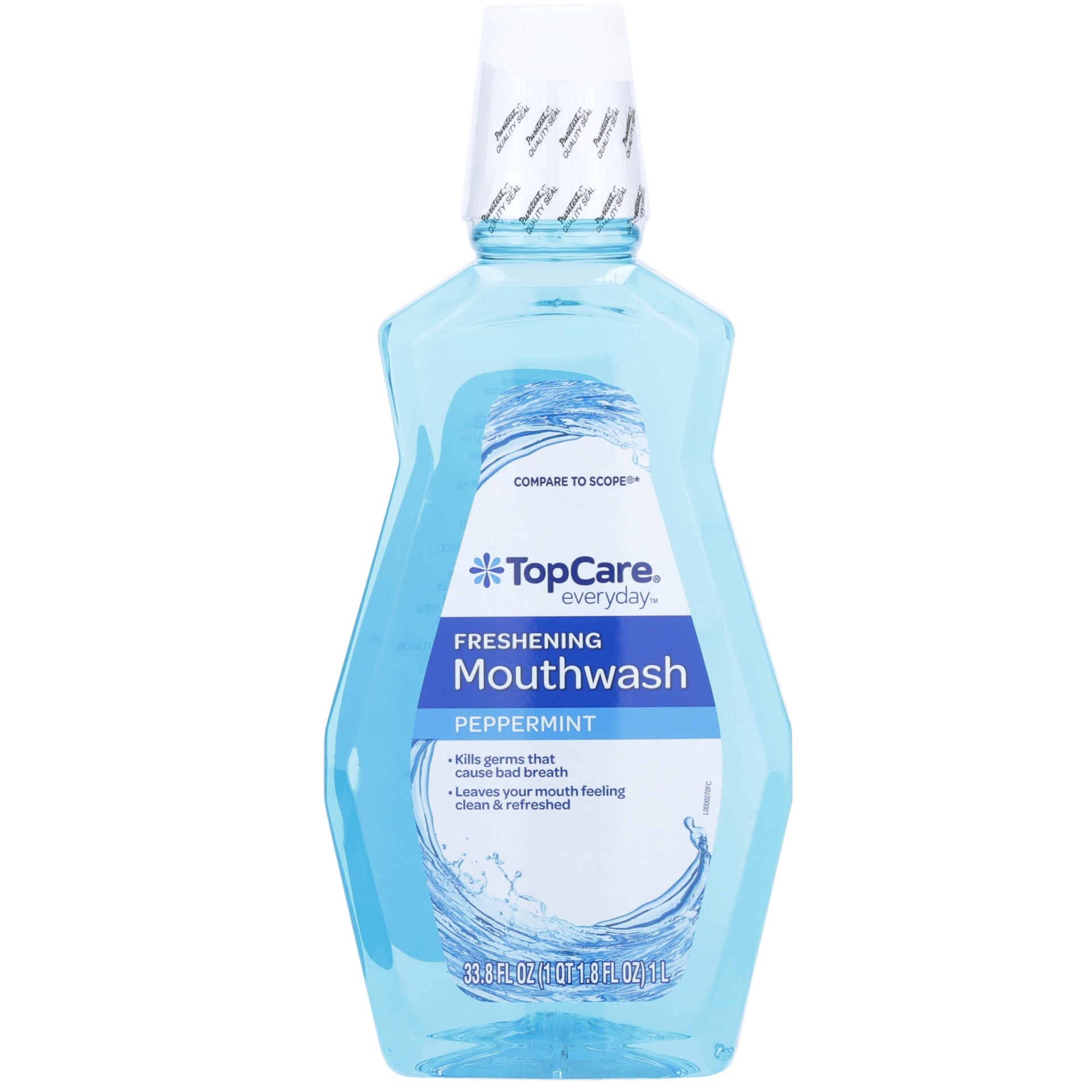 TopCare Mouthwash & Gargle Peppermint 33.8 fl oz | Shipt