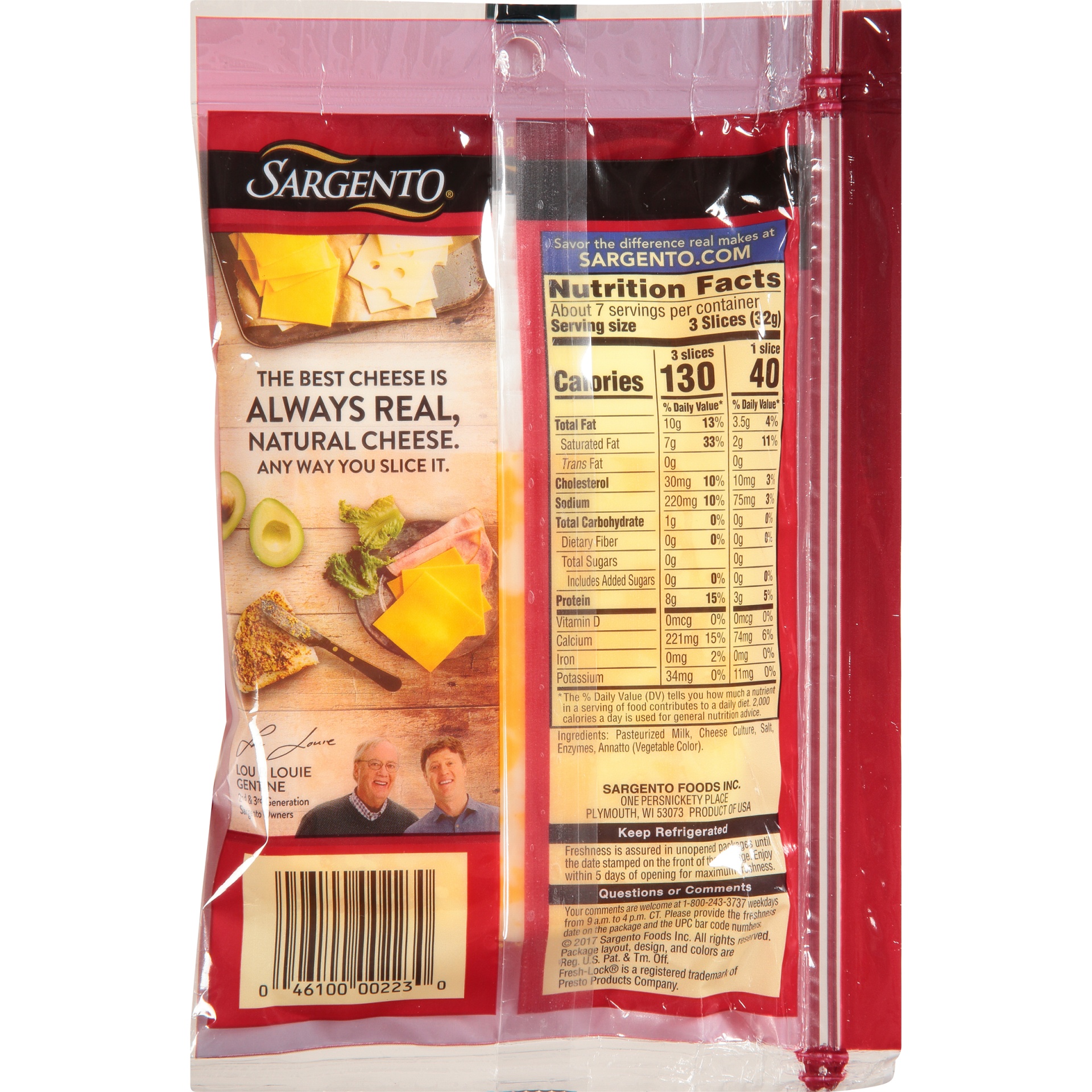 slide 4 of 6, Sargento Colby-Jack Natural Cheese Ultra Thin Slices, 7.6 oz., 20 slices, 7.6 oz