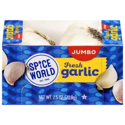 Spice World Fresh Jumbo Garlic 2.5 oz