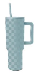 Simple Modern 40oz Trek Tumbler with Handle and Straw Lid - Winter Frost Checkmate