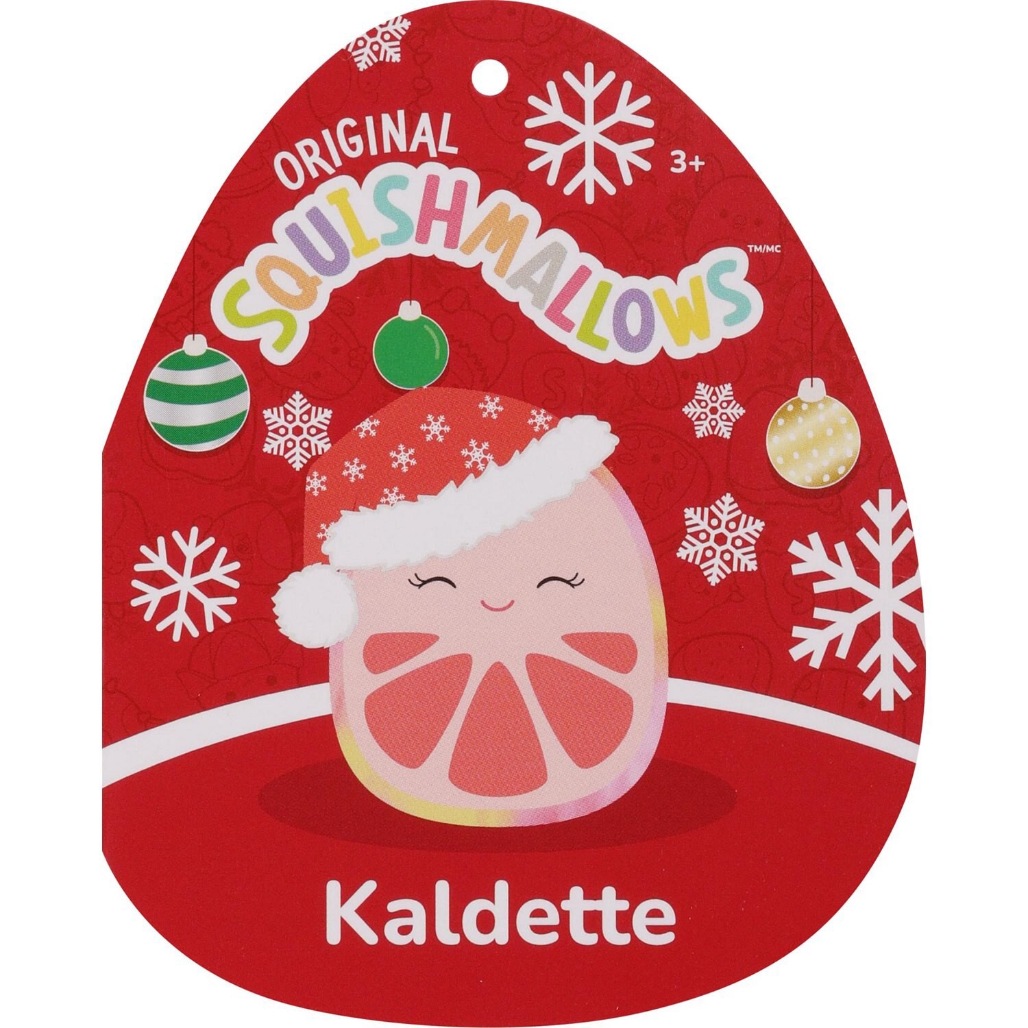 slide 5 of 12, SEASONAL MISC 3.5In Clip Plush Holiday Pdq, 1 ct