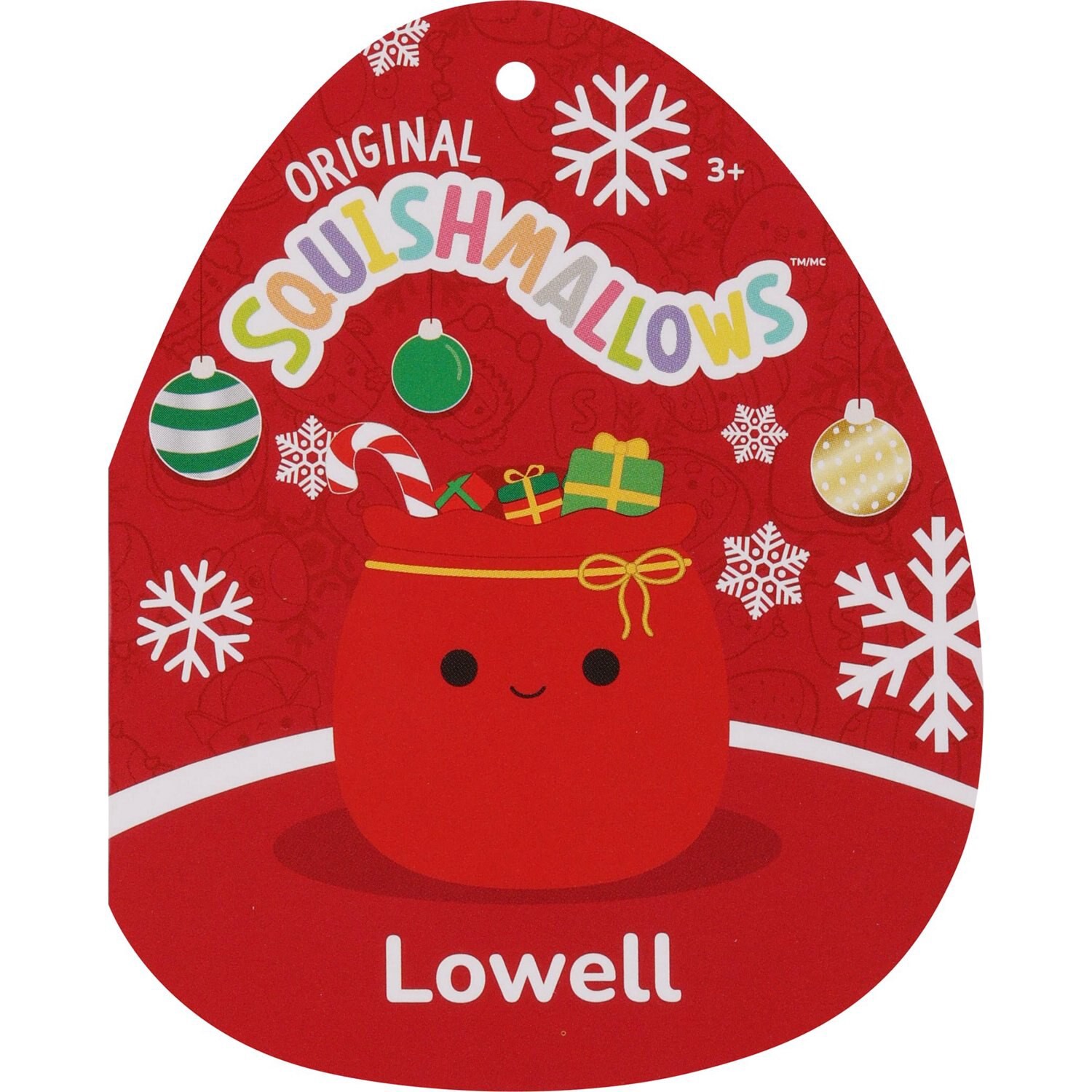 slide 8 of 12, SEASONAL MISC 3.5In Clip Plush Holiday Pdq, 1 ct