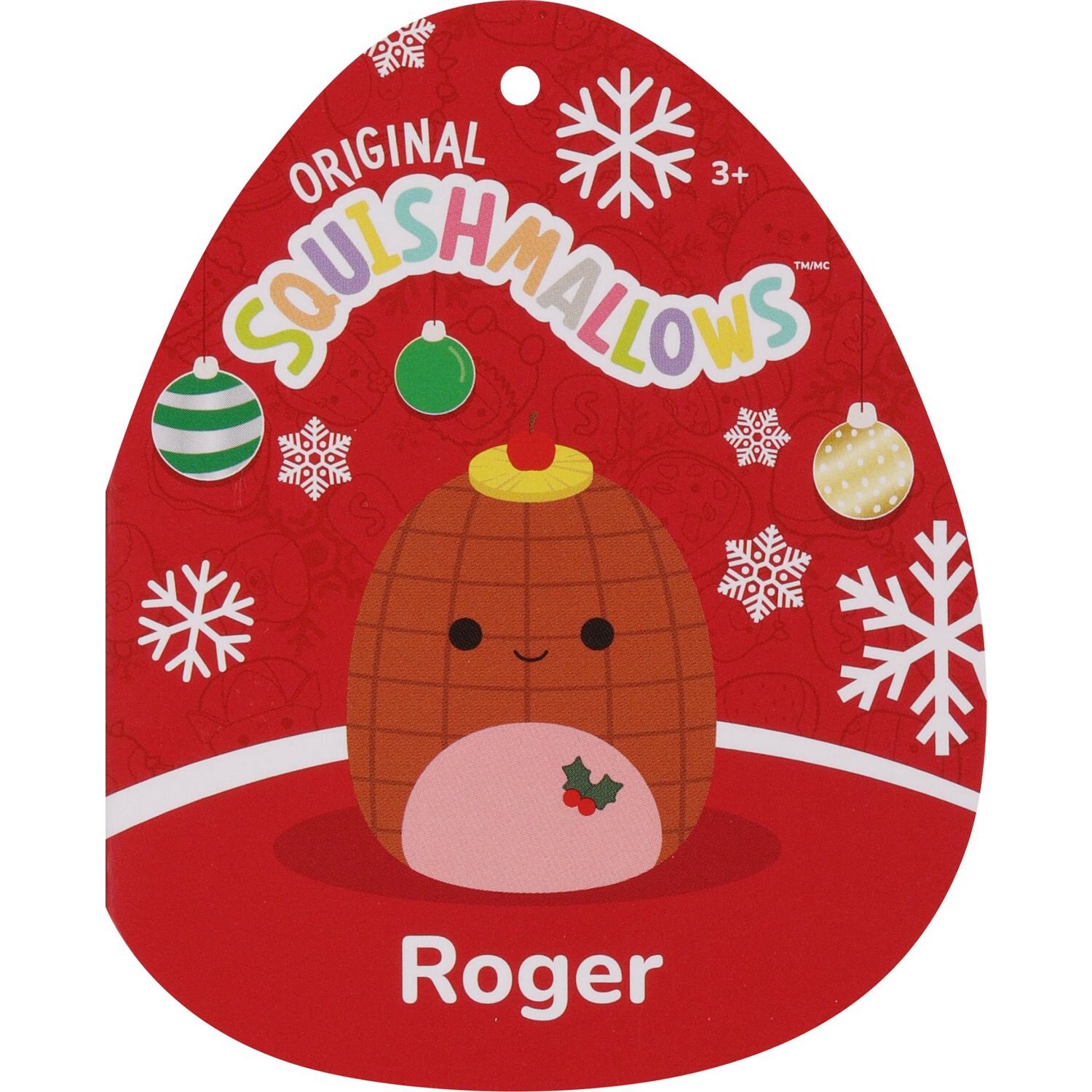 slide 10 of 12, SEASONAL MISC 3.5In Clip Plush Holiday Pdq, 1 ct