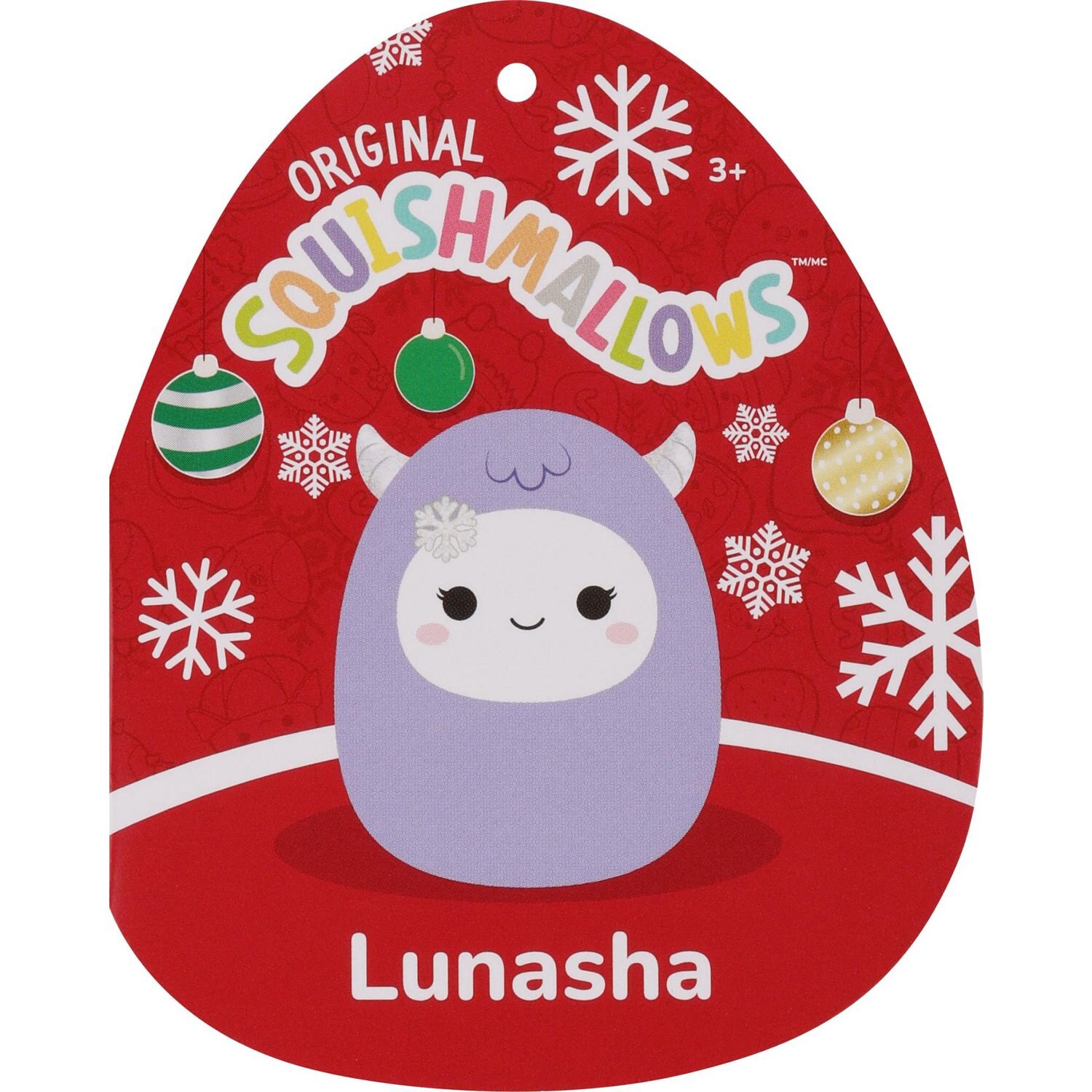 slide 2 of 12, SEASONAL MISC 3.5In Clip Plush Holiday Pdq, 1 ct