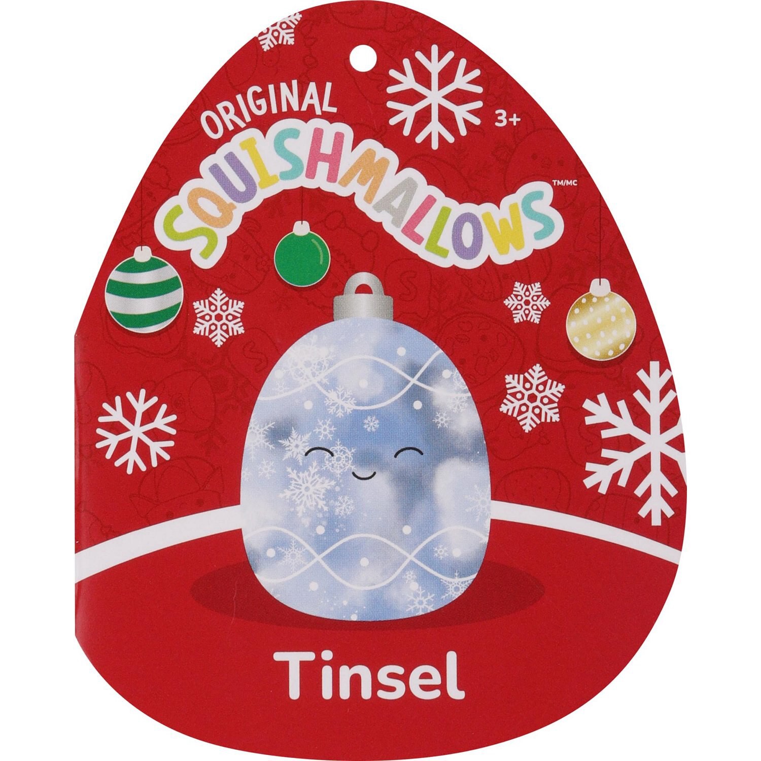 slide 6 of 12, SEASONAL MISC 3.5In Clip Plush Holiday Pdq, 1 ct