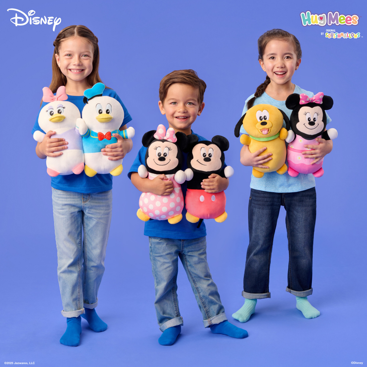 slide 2 of 7, Squishmallows Disney 10in HugMees Plush, 10 in