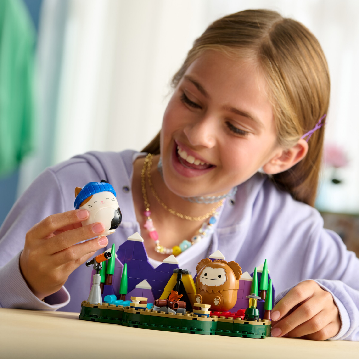 slide 4 of 7, Bldr Squishmallows Campout Medium Set, 1 ct