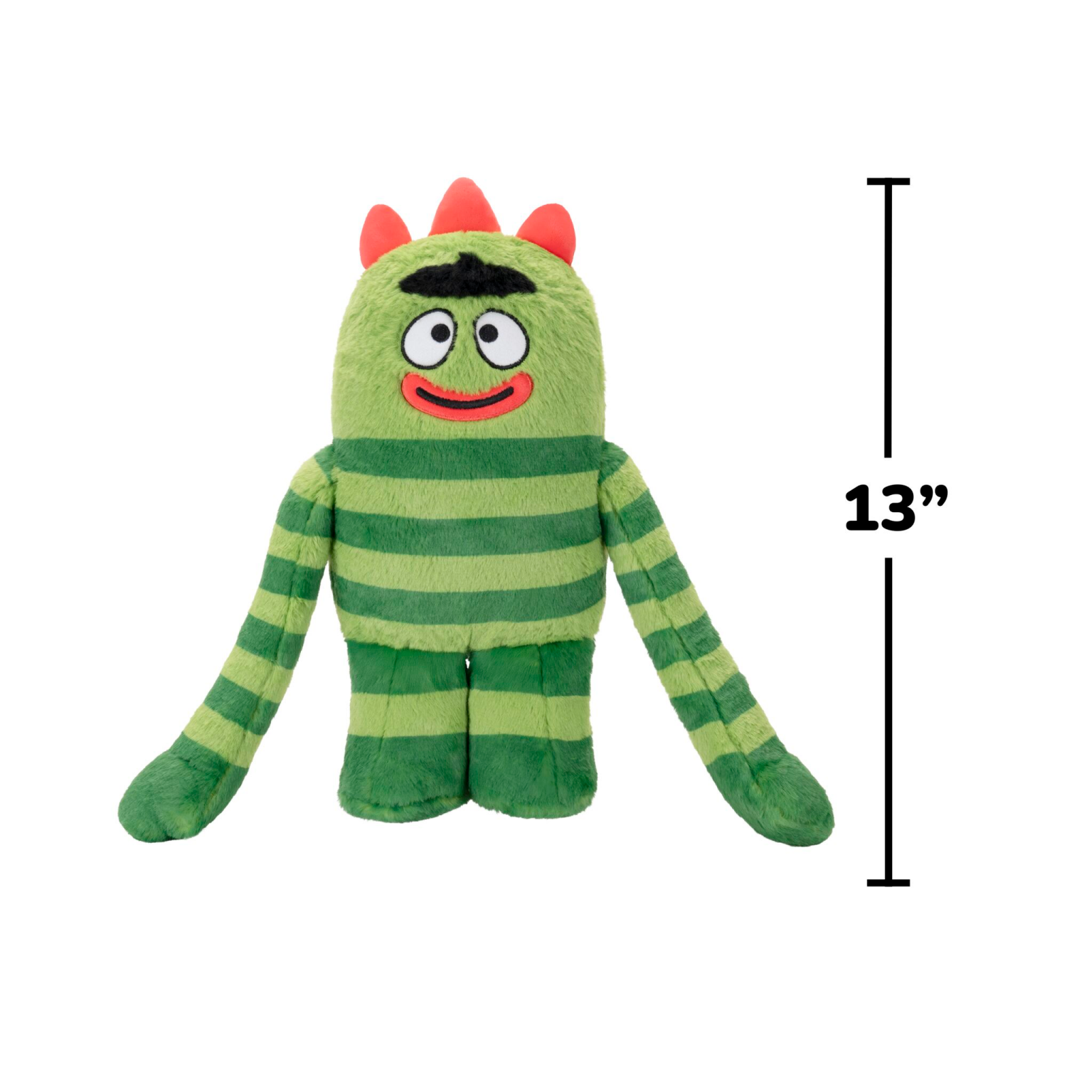 slide 3 of 7, Yo Gabba Gabbaland-12",lights, Sounds Brobee Plush, 1 ct