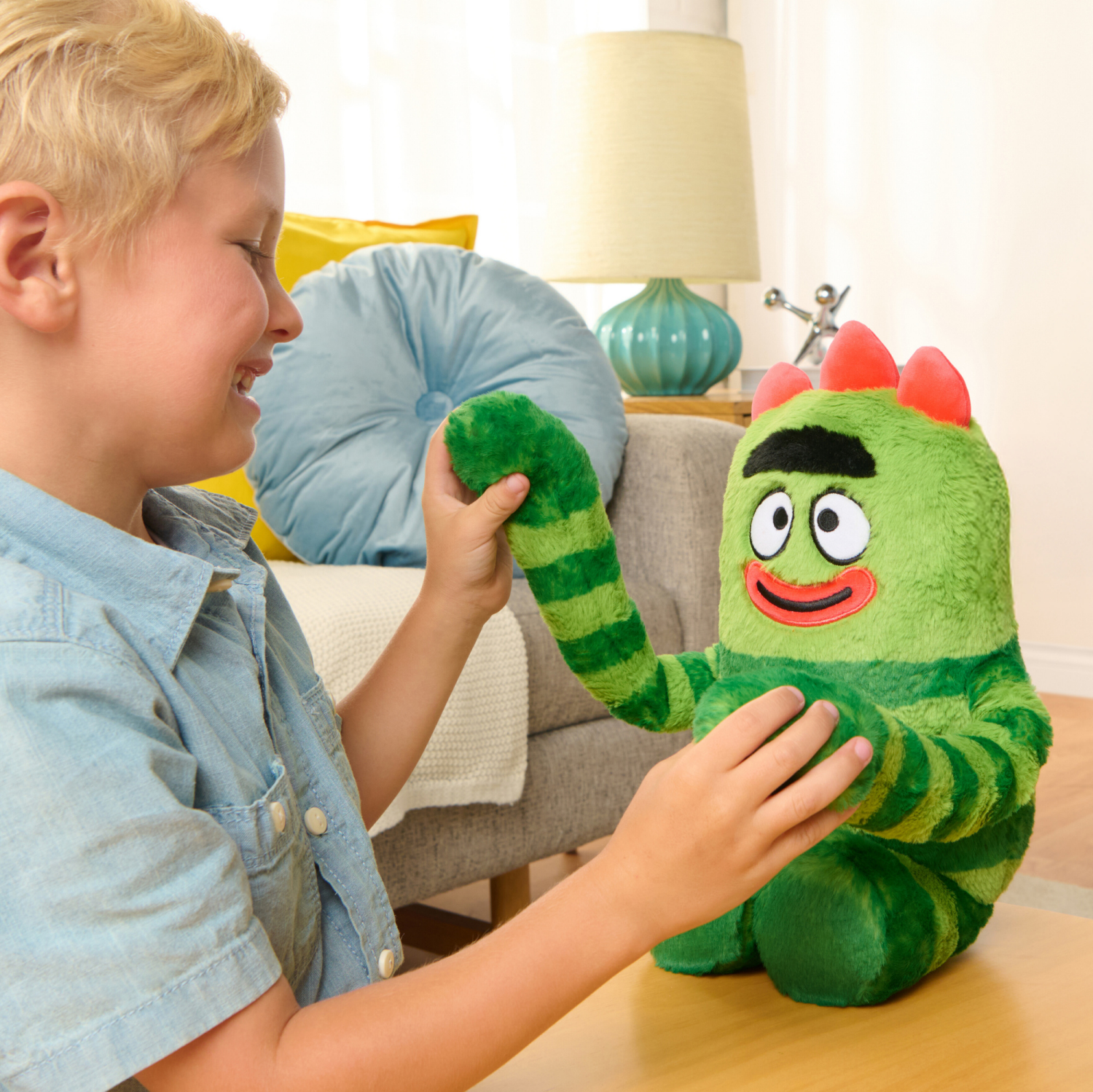 slide 7 of 7, Yo Gabba Gabbaland-12",lights, Sounds Brobee Plush, 1 ct