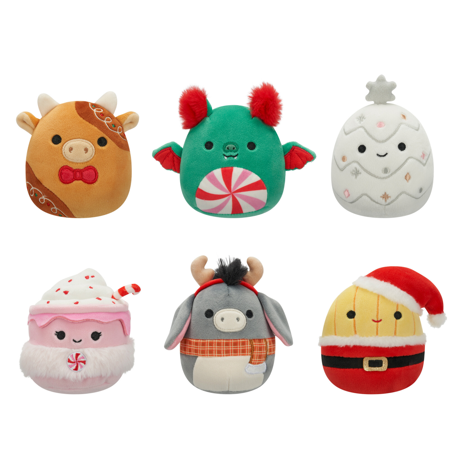 slide 1 of 8, Squishmallows 4in Christmas Mystery Capsule Plush, 4 in