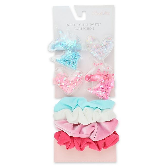 slide 2 of 2, Capelli New York Shakey Hair Clip and Scrunchie Set, 8 ct