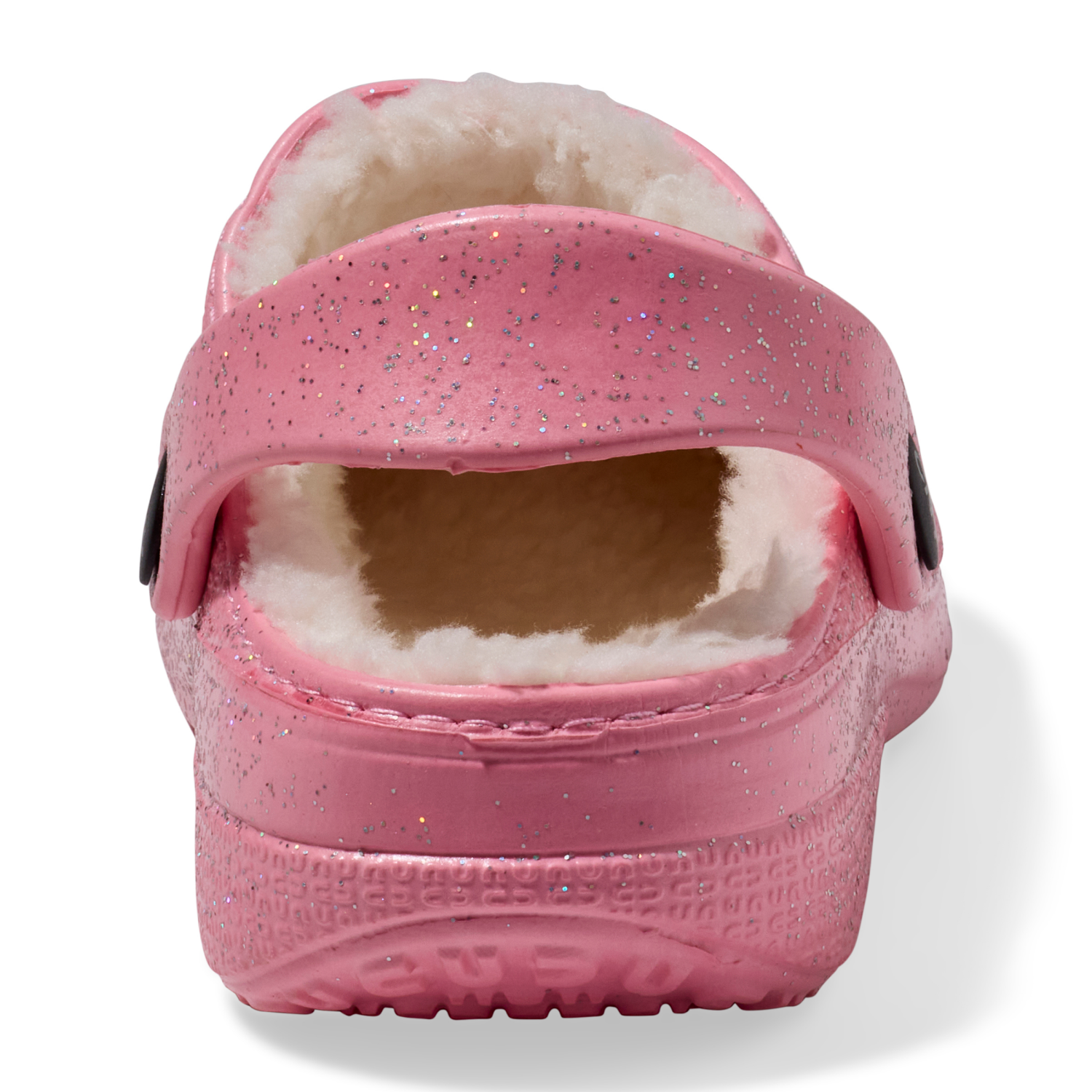 slide 2 of 6, Capelli Girl Fur Clog Glitter. Pink. Size 3/4, 3/4